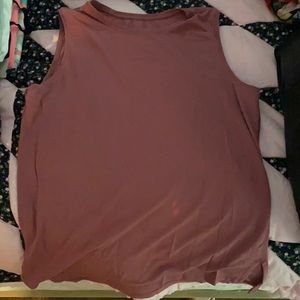 Burgundy Lululemon tank top